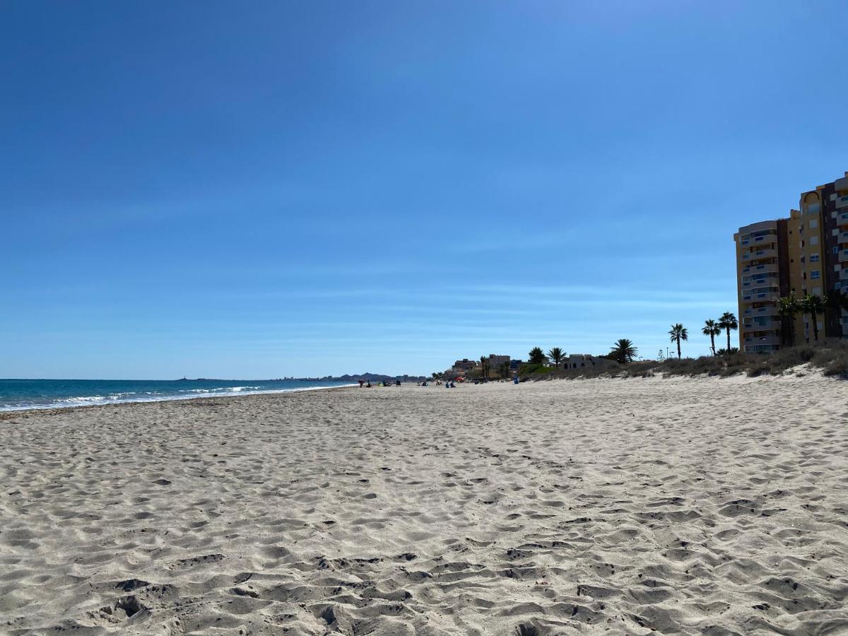 neue Ferienwohnung direkte Strandlage Meerblick Kinderfeundlich auf La Manga Los Narejos Exterior foto