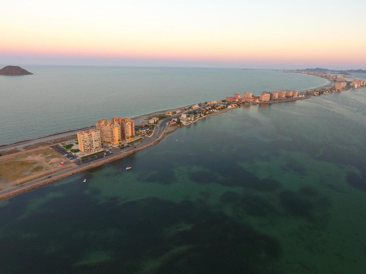 neue Ferienwohnung direkte Strandlage Meerblick Kinderfeundlich auf La Manga Los Narejos Exterior foto