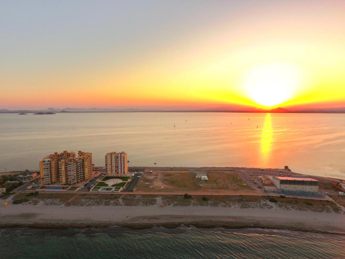 neue Ferienwohnung direkte Strandlage Meerblick Kinderfeundlich auf La Manga Los Narejos Exterior foto