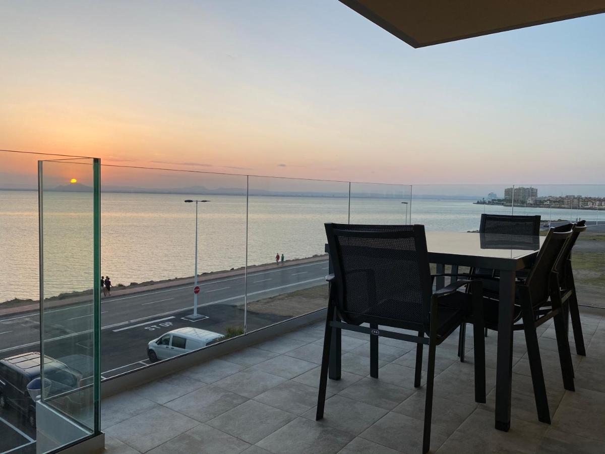 neue Ferienwohnung direkte Strandlage Meerblick Kinderfeundlich auf La Manga Los Narejos Exterior foto