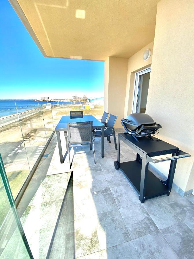 neue Ferienwohnung direkte Strandlage Meerblick Kinderfeundlich auf La Manga Los Narejos Exterior foto