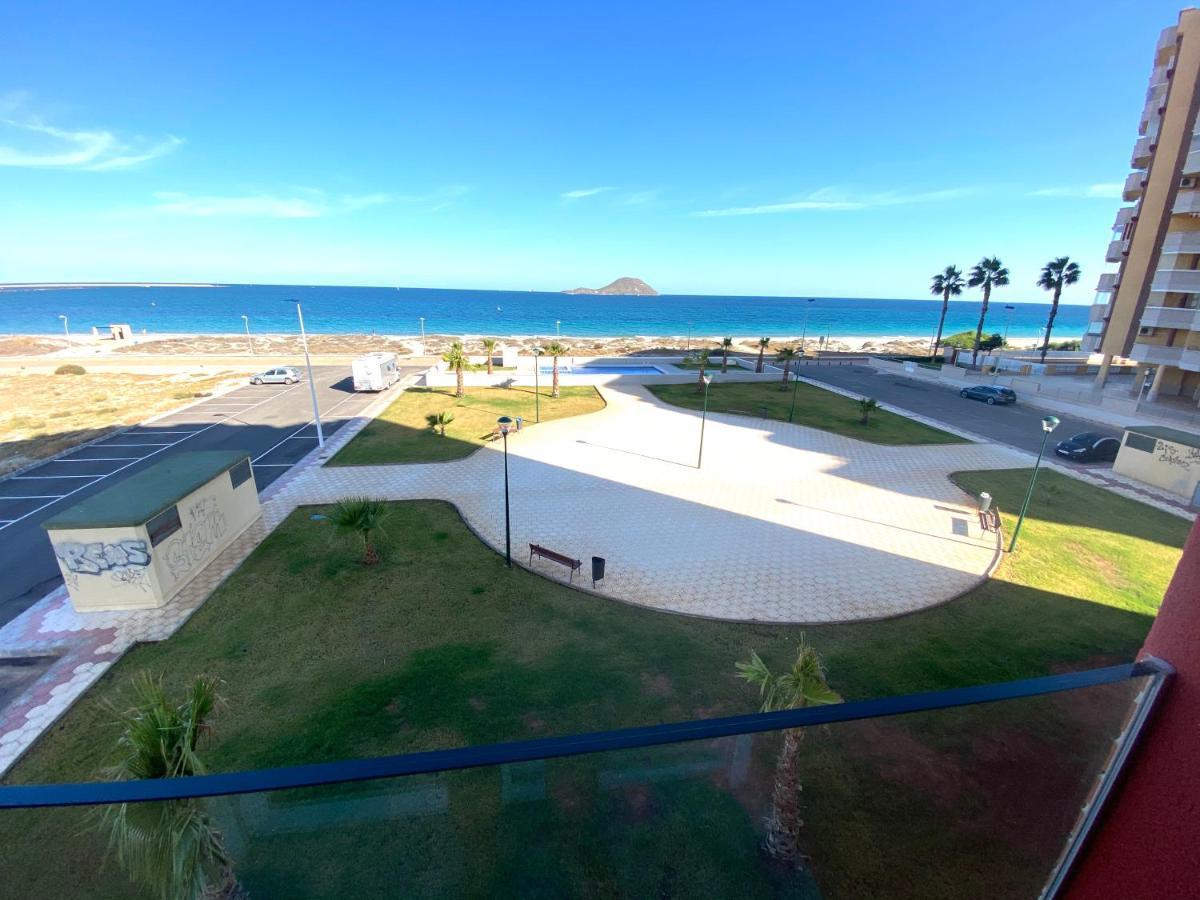 neue Ferienwohnung direkte Strandlage Meerblick Kinderfeundlich auf La Manga Los Narejos Exterior foto